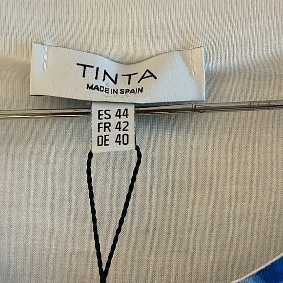 NWT Women’s Tinta Made in Spain Longsleeve Multi Color Top Size 14 - Picture 6 of 9